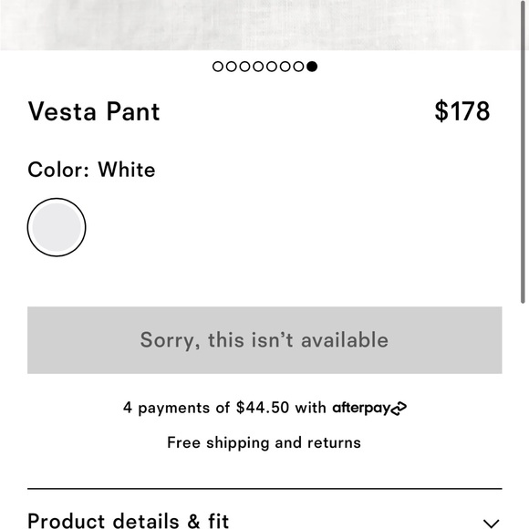 VESTA REFORMATION LINEN PANTS - Picture 7 of 11